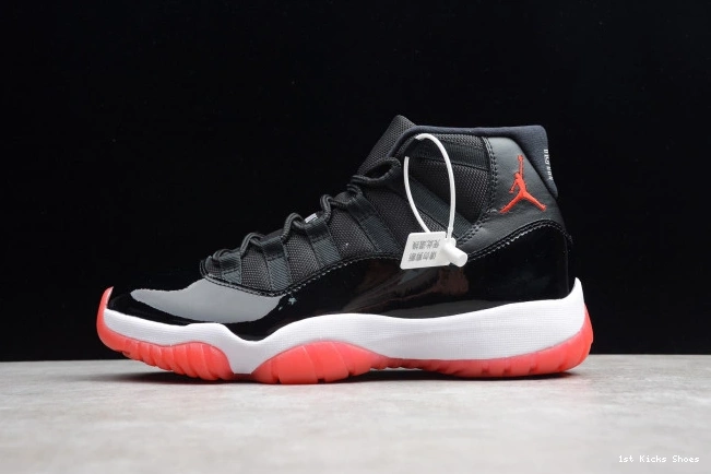 1st Kicks Shoes 378037-010 Retro Jordan (2012) Bred 11 Air 0710